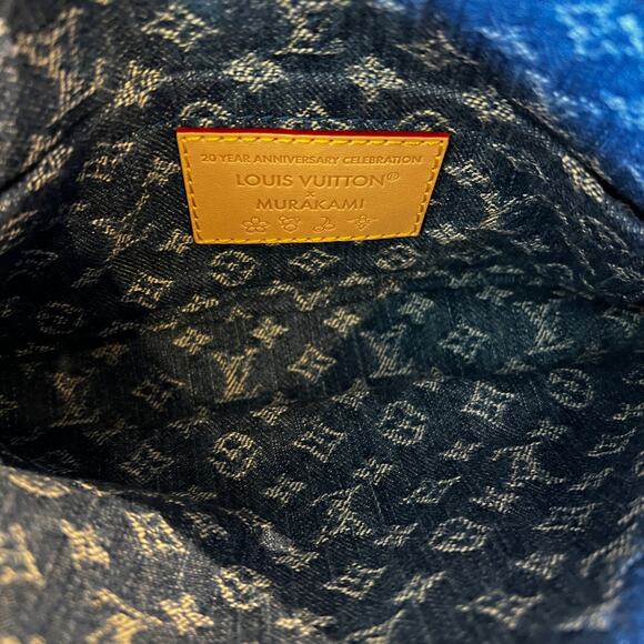 LOUIS VUITTON Monogram Cerise Denim Pochette - Picture 12 of 13